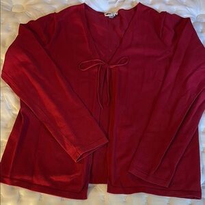 GAP Factory Red Cardigan Sweater with Soft Fabric